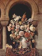 Francesco Hayez Vase of Flowers on the Window of a Harem Spain oil painting artist
